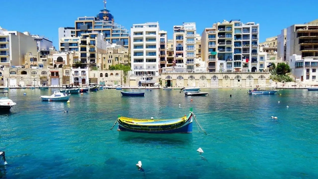 Modern 1Br Maisonette Steps From The Promenade Sliema Malta